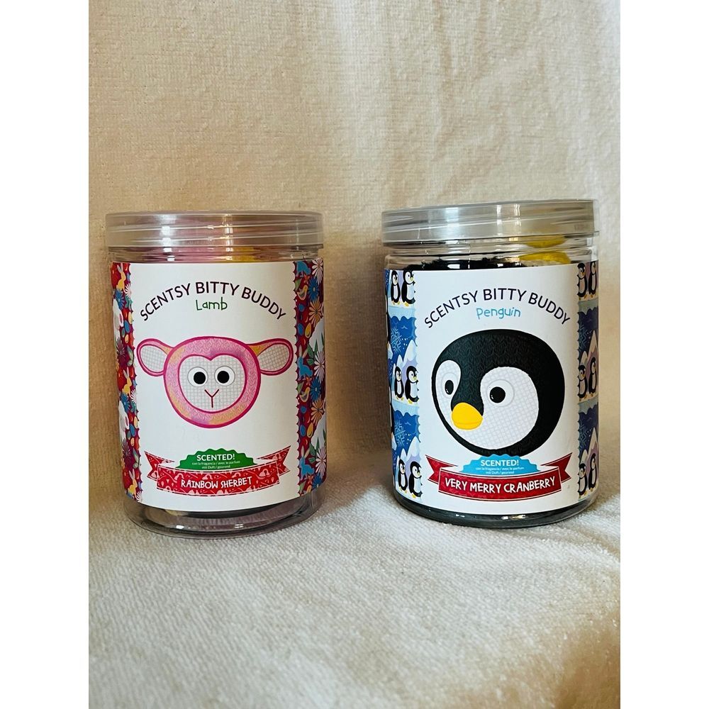 Scentsy Bitty‎ Buddy Lamb and Penguin